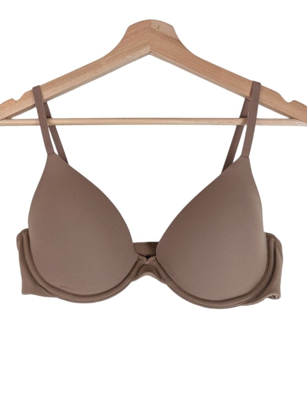 SKIMS Fits Everybody Plunge Bra Lightly Lined Sienna Size 36C